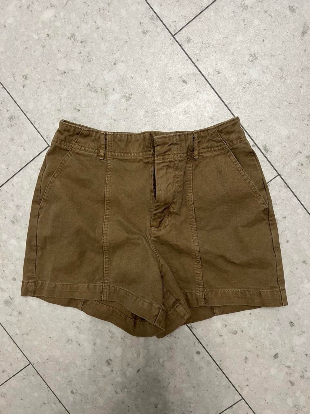Universal Thread High-Waist Utility Shorts - Olive